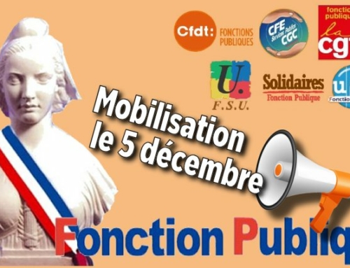 5 décembre : grève Fonction Publique !