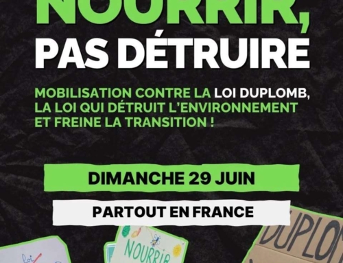 Mobilisation contre la loi Duplomb le 29 juin : Poitiers , Châtellerault