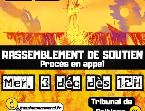 Communiqué IS 86 – Le 3 décembre 2025, mobilisé-es contre la répression du mouvement social et écologist